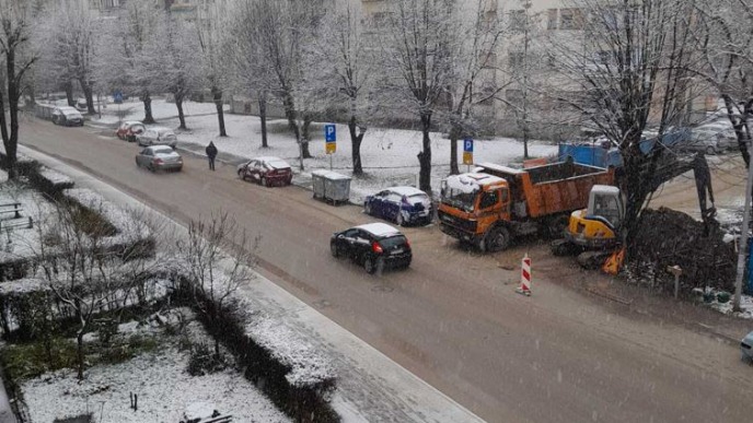 Ograničenje brzine zbog snega